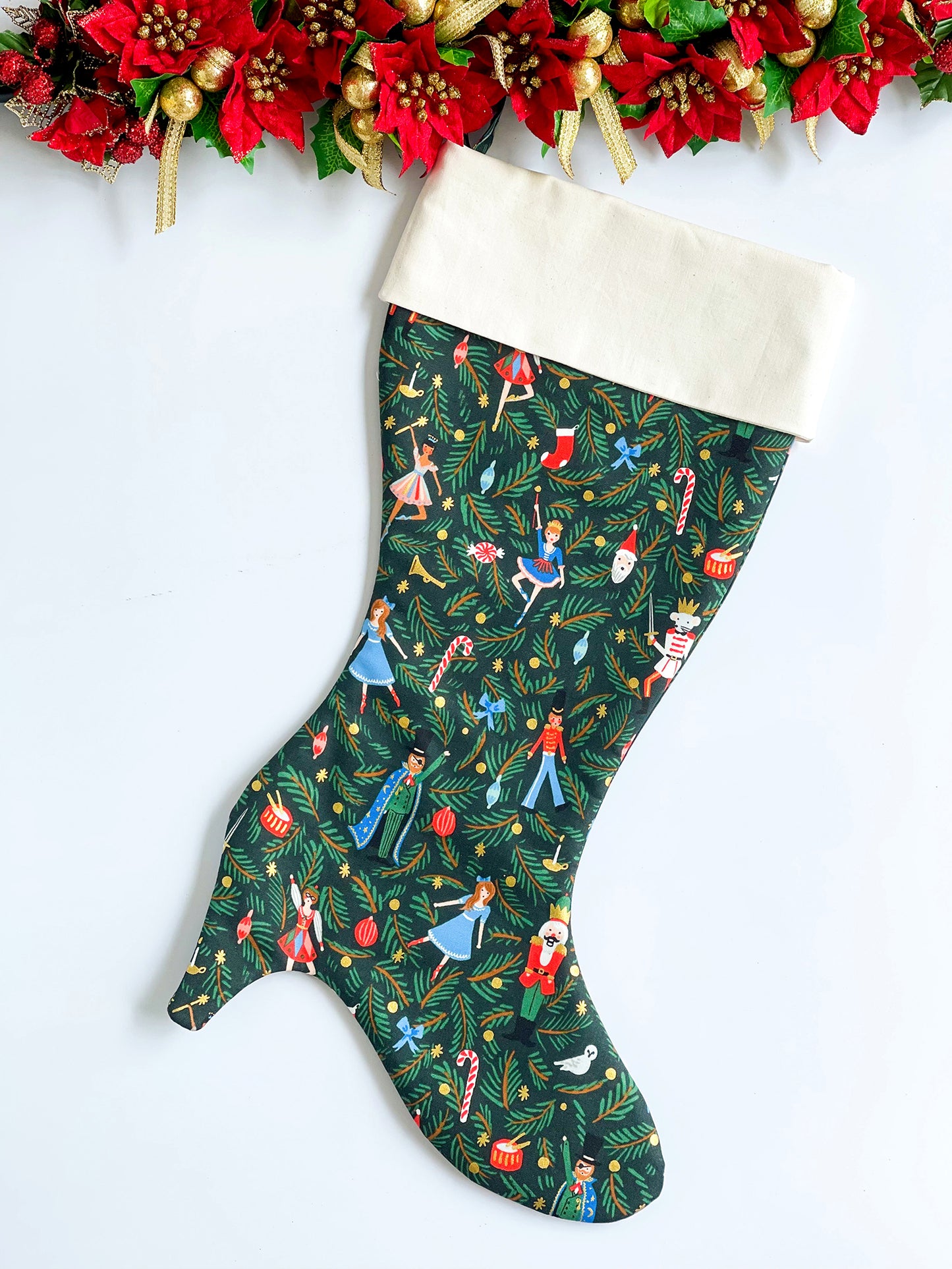 Evergreen Nutcracker: Personalised Stockings