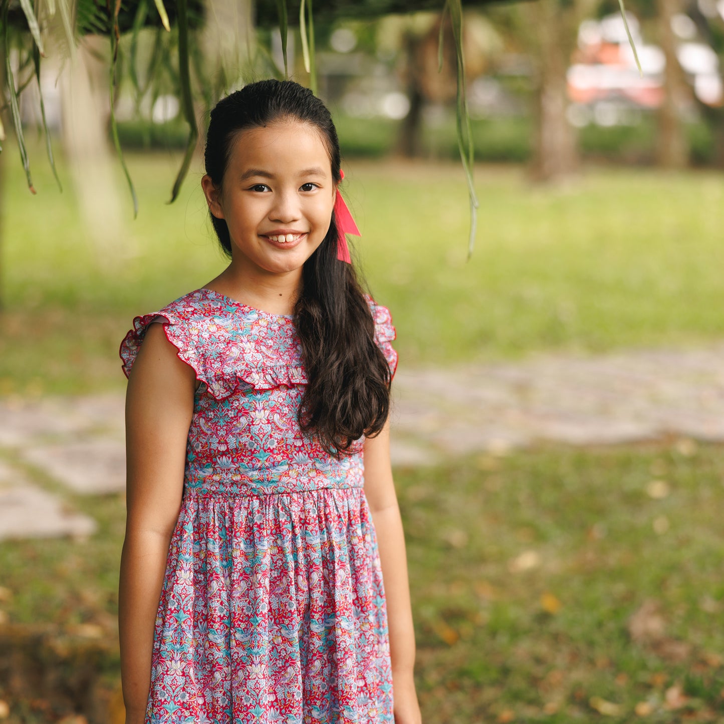 Redwood Ramble Dress in Liberty Fabric