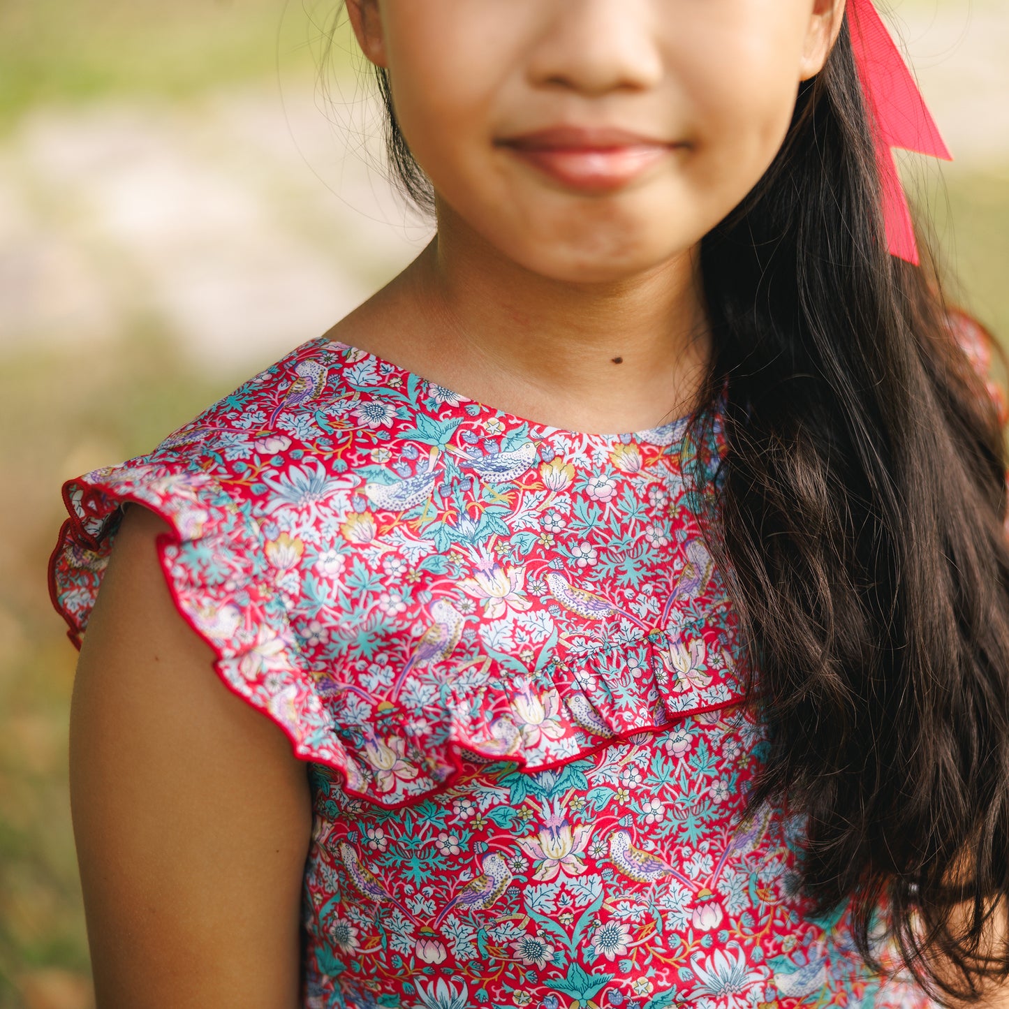 Redwood Ramble Dress in Liberty Fabric