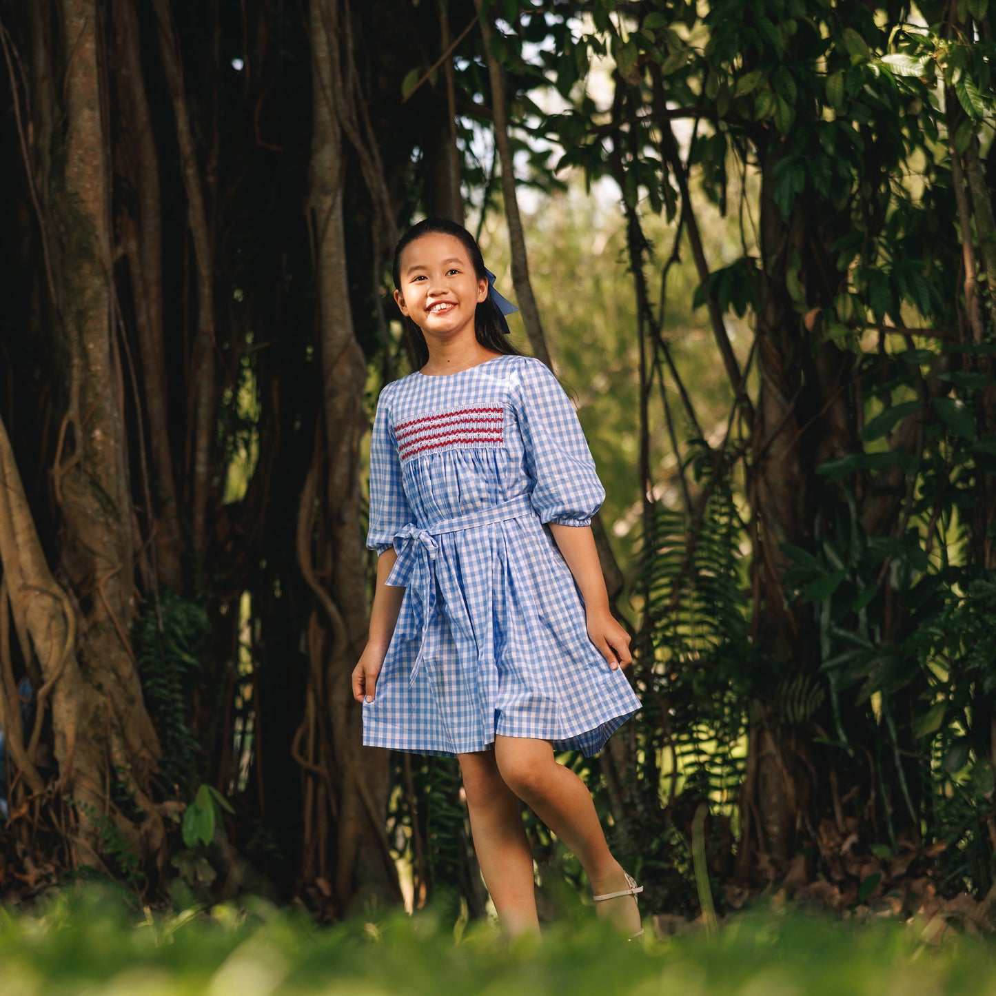 Florin Dress in Royale Gingham